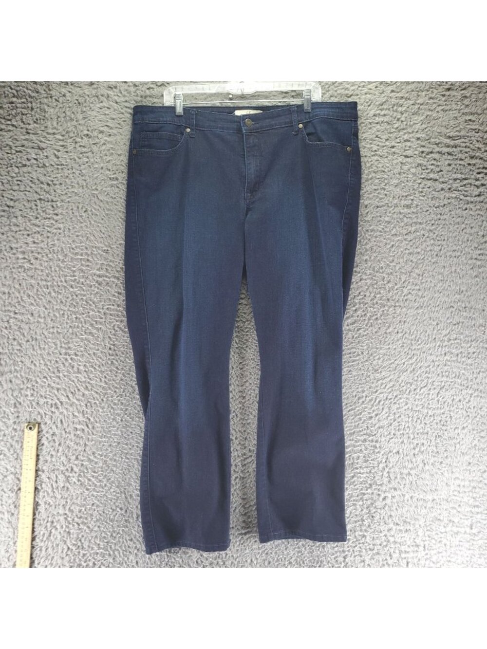 Cookie Johnson Jeans Womens 18W Blue Straight Leg Stretch Denim